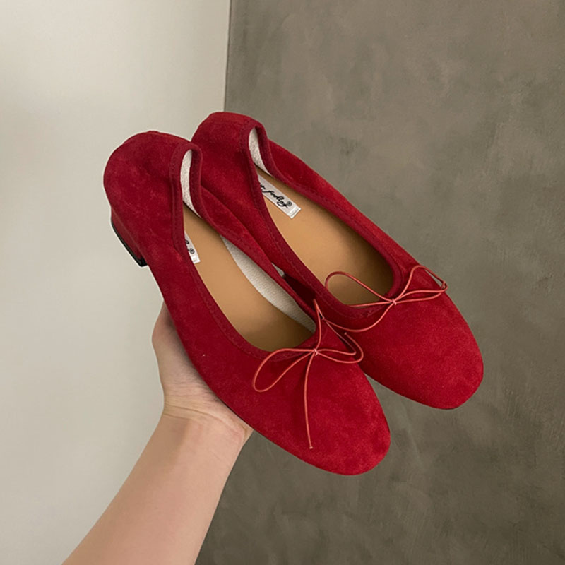 Women'S Fashion For 2025 - Fashion Butterfly-Knot Ladies Slip On Heeled