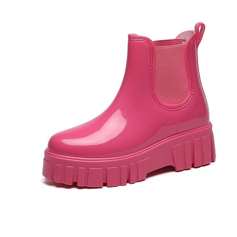 Women'S Fashion Rain Boots - Platform Rain Boots Women Garden Galoshes