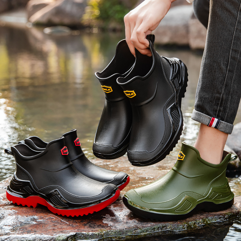 Fashionable short rain boots f - Women'S Fashion Rain Boots review and price