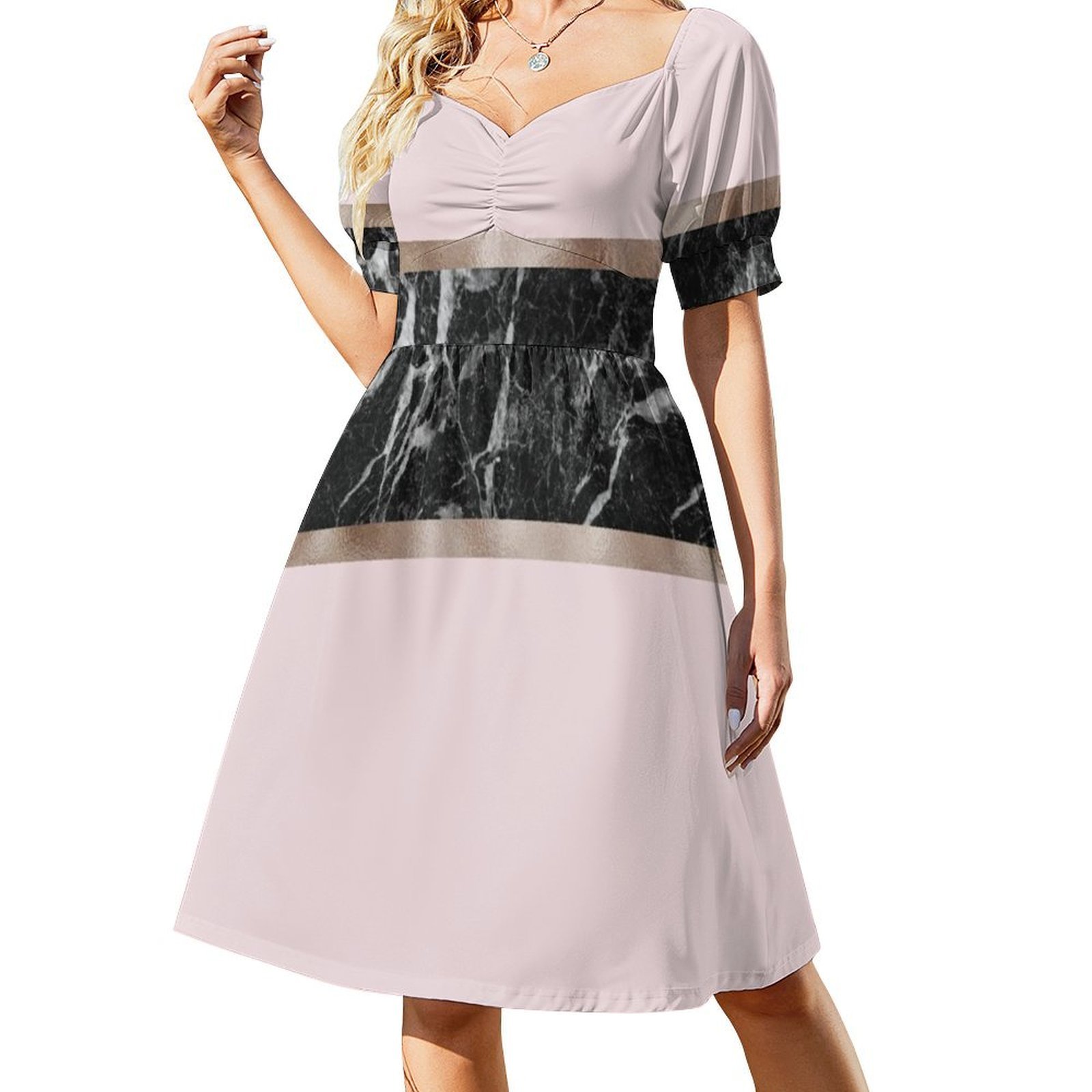 Strawberries And Cream-Black M - Women Fashion Gown review and price