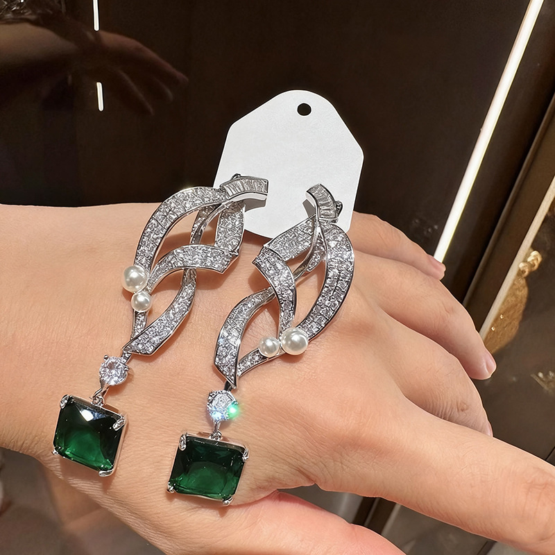 Retro Luxury Emerald Square Di - Women'S Fashion Magazines review and price