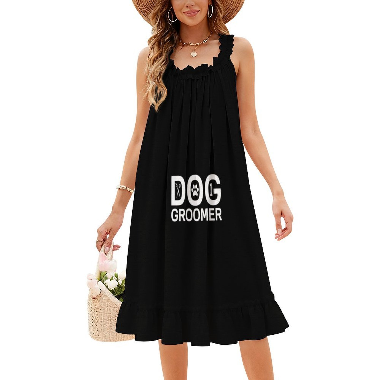 Dog Groomer Boho Chic Dress El - Women Fashion Gown review and price