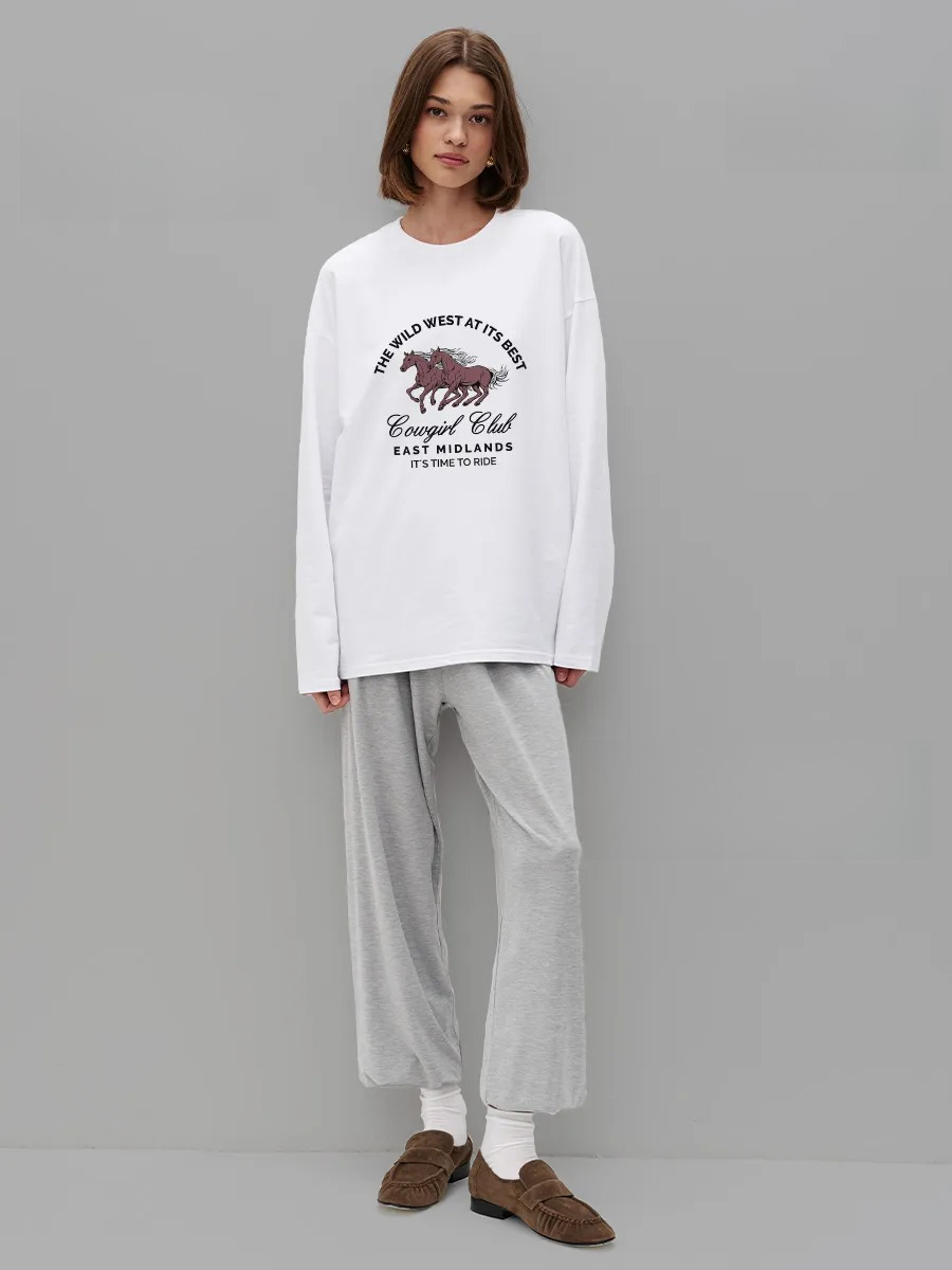 Women's 100% Cotton Long Sleev - Women'S Fashion Wild West review and price