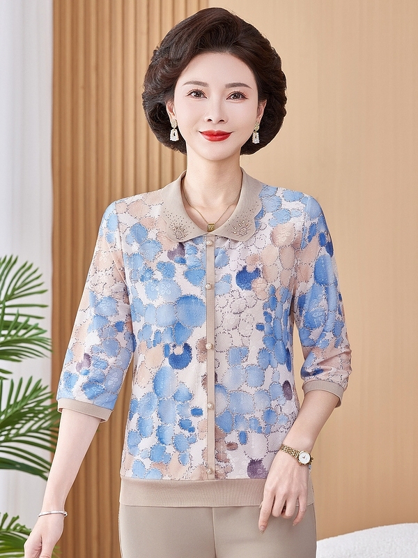 Ice Silk Elastic Printed Short - Women Fashion Over 50 review and price
