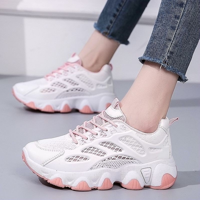 Breathable Mesh Chunky Sneaker - Women'S Fashion Running Shoes review and price