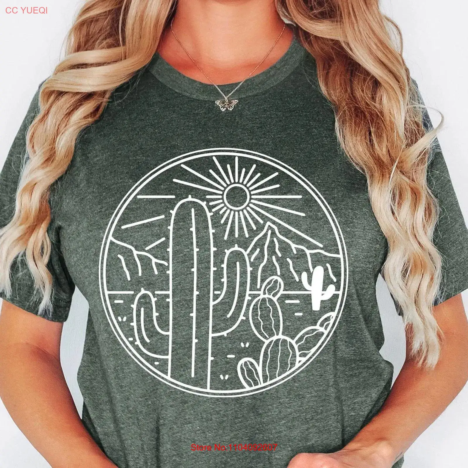 DeserT T Shirt Cactus Plants A - Women'S Fashion Wild West review and price