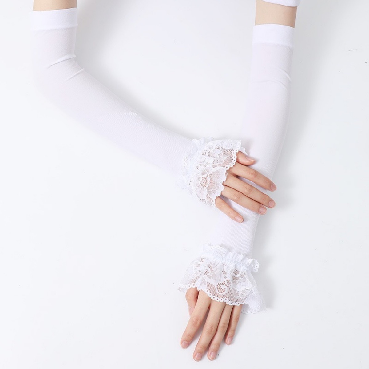 Women Long Elastic Arm Sleeve  - Women'S Fashion Gloves review and price