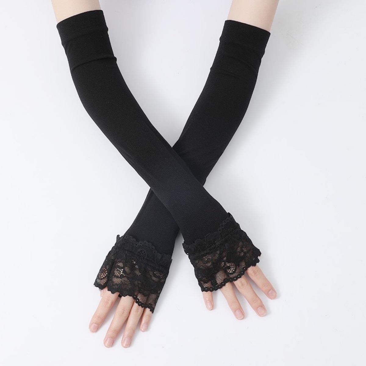 Women Long Elastic Arm Sleeve  - Women'S Fashion Gloves review and price