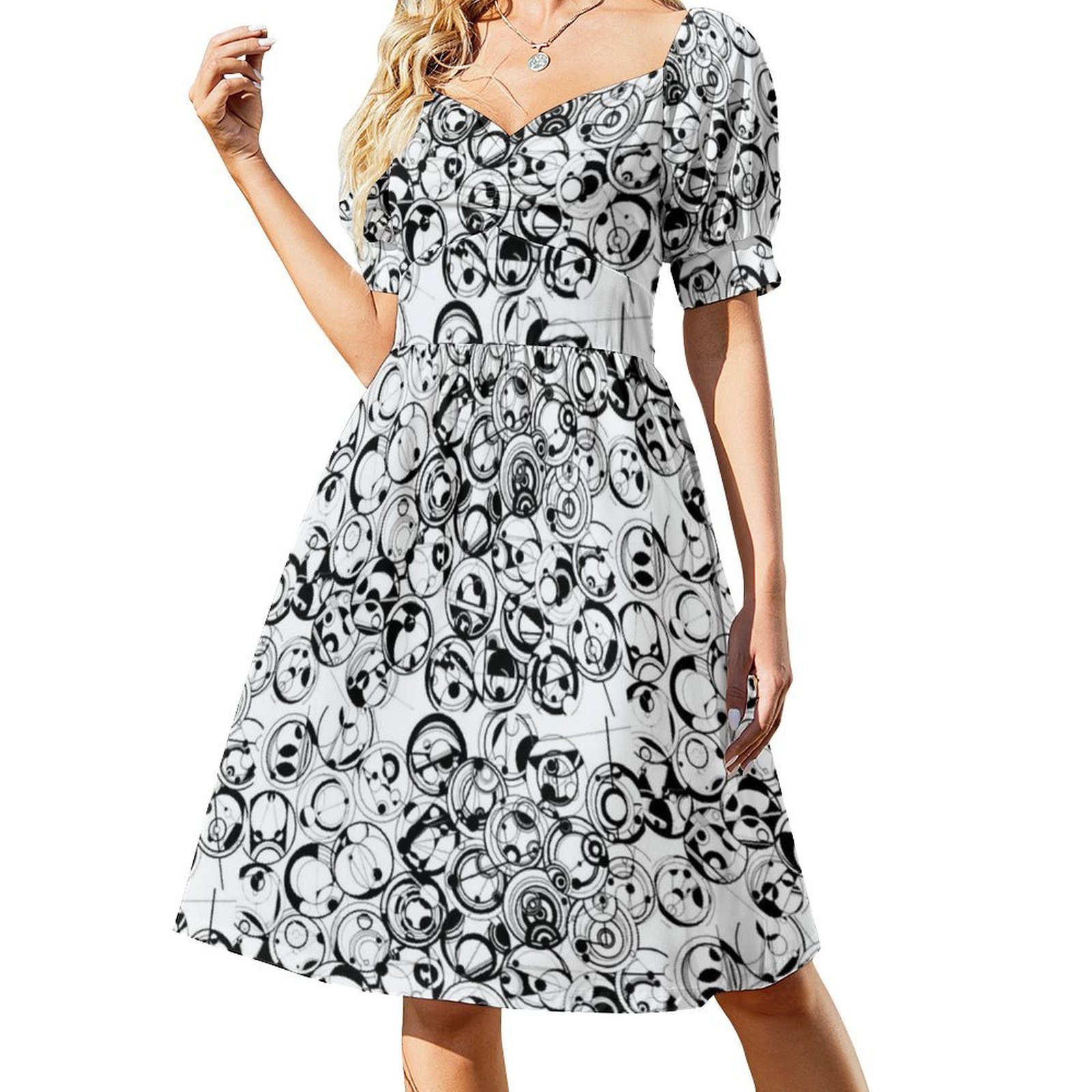Circular Calligraphy Boho Chic - Women Fashion Gown review and price