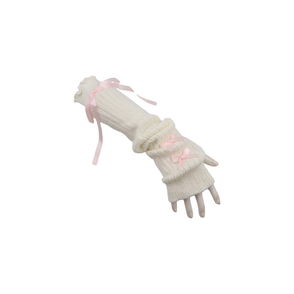 Streetwear Elastic Knitted Bow - Women'S Fashion Gloves review and price