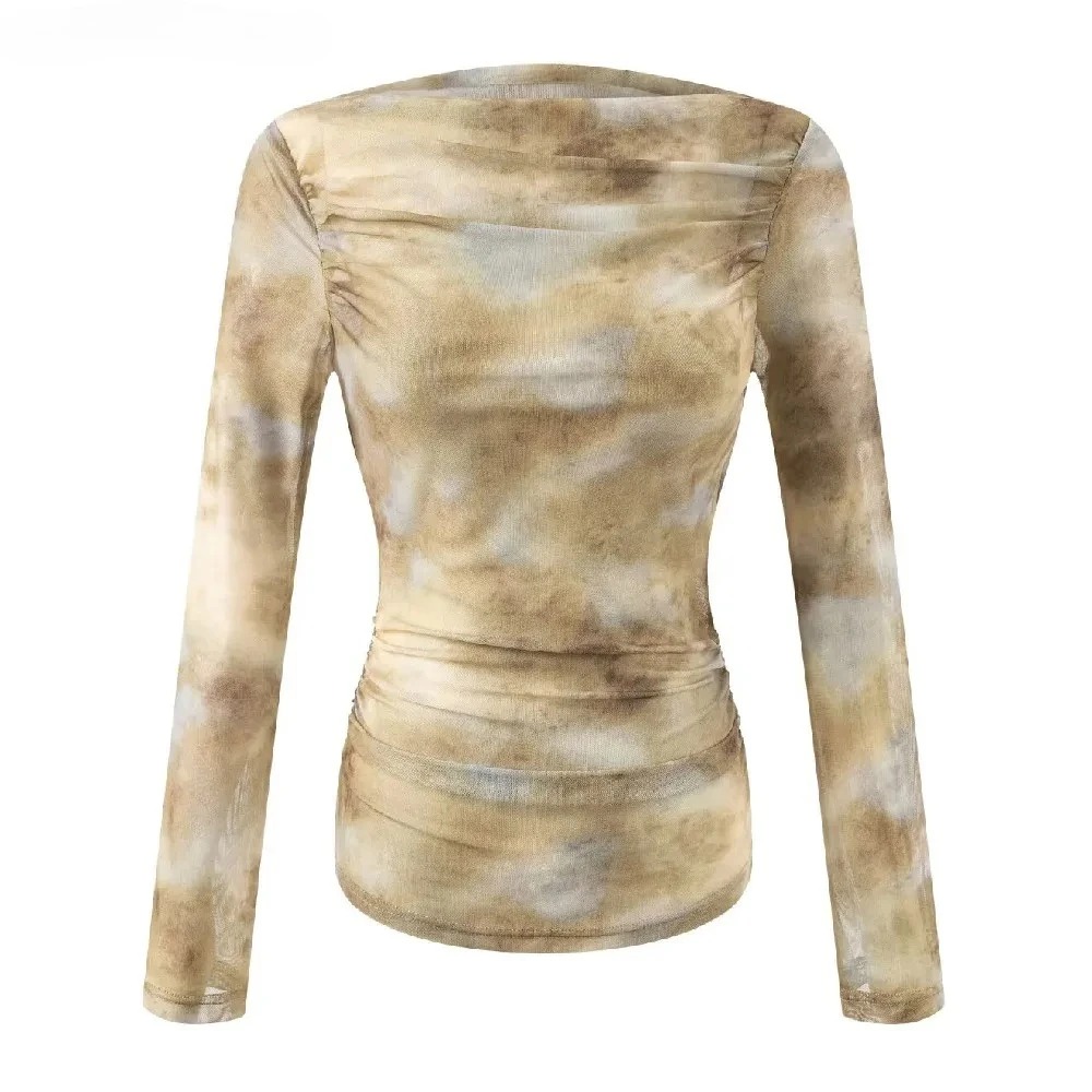 2025 Sexy Tie-Dye Print Ruched - Women'S Fashion For 2025 review and price