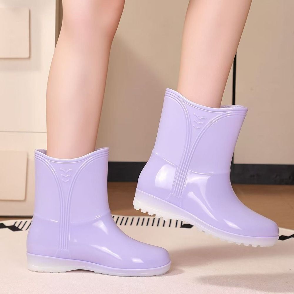 Mid-calf Women Rain Boots Wate - Women'S Fashion Rain Boots review and price