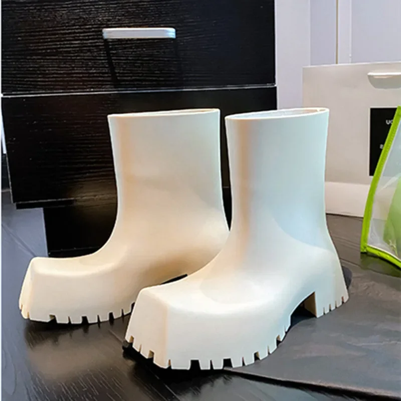 High Quality Soft Leather PU A - Women'S Fashion Rain Boots review and price