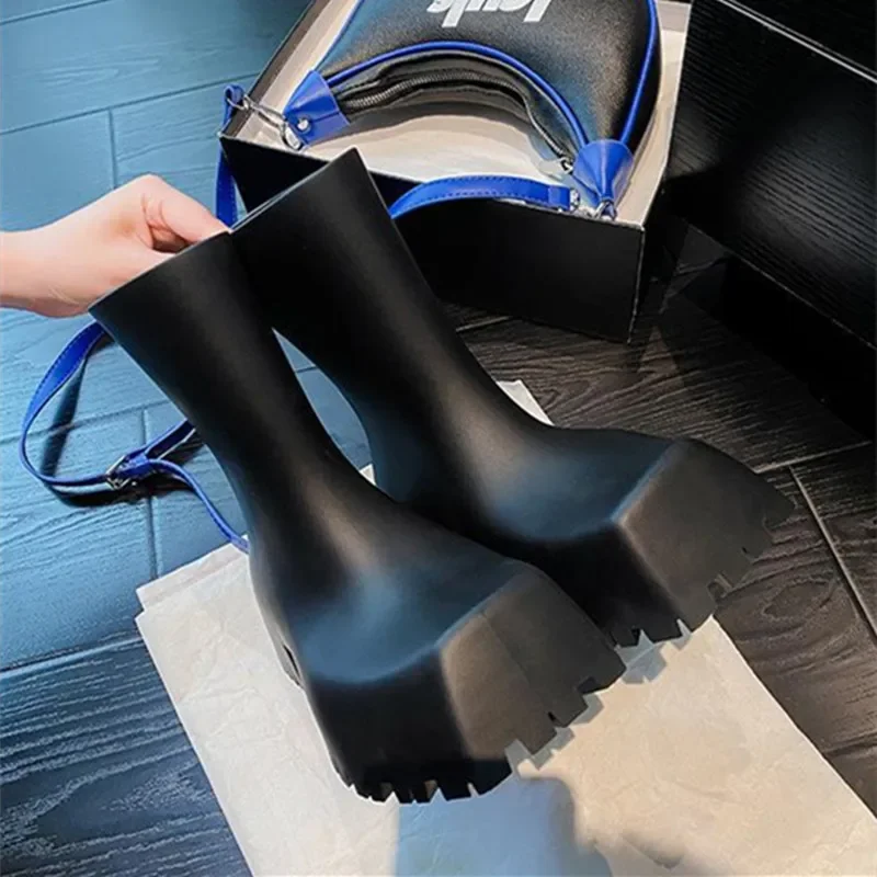 High Quality Soft Leather PU A - Women'S Fashion Rain Boots review and price