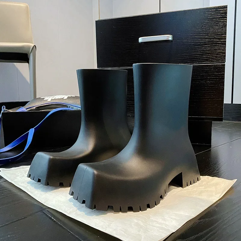 High Quality Soft Leather PU A - Women'S Fashion Rain Boots review and price