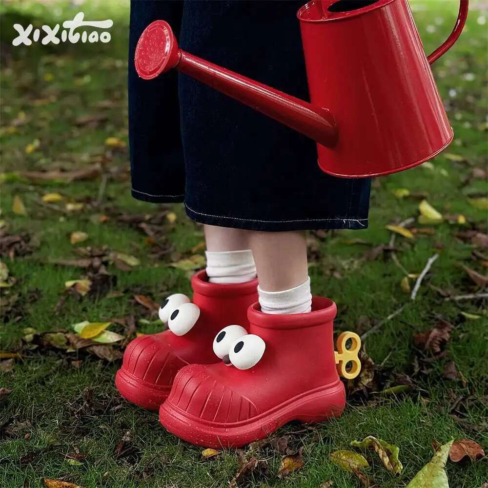 Women Rain Boots Round Toe Big - Women'S Fashion Rain Boots review and price