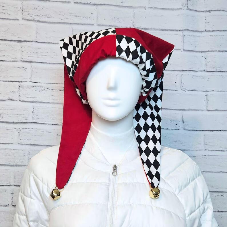 Chessboard Lattice Jester Cost - Women'S Fashion Hats review and price